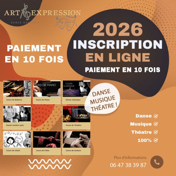 Inscription aux Cours Paiement Mensuel en ligne